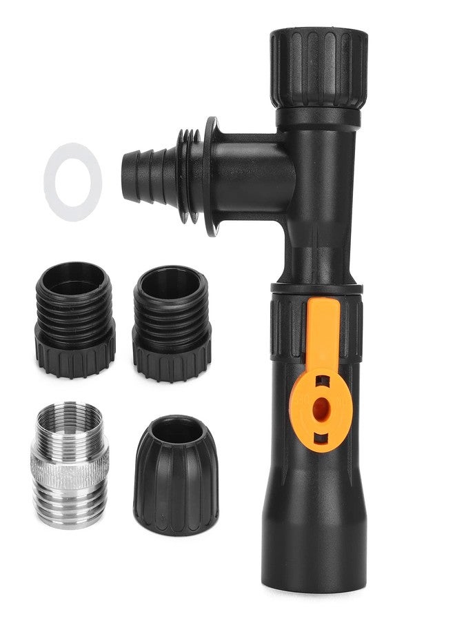 LenTLy Aquarium Water Changer, Water Changer Kit with 2 Faucet Adapters Plastic Water Changer Easy to Assemble - Image 1